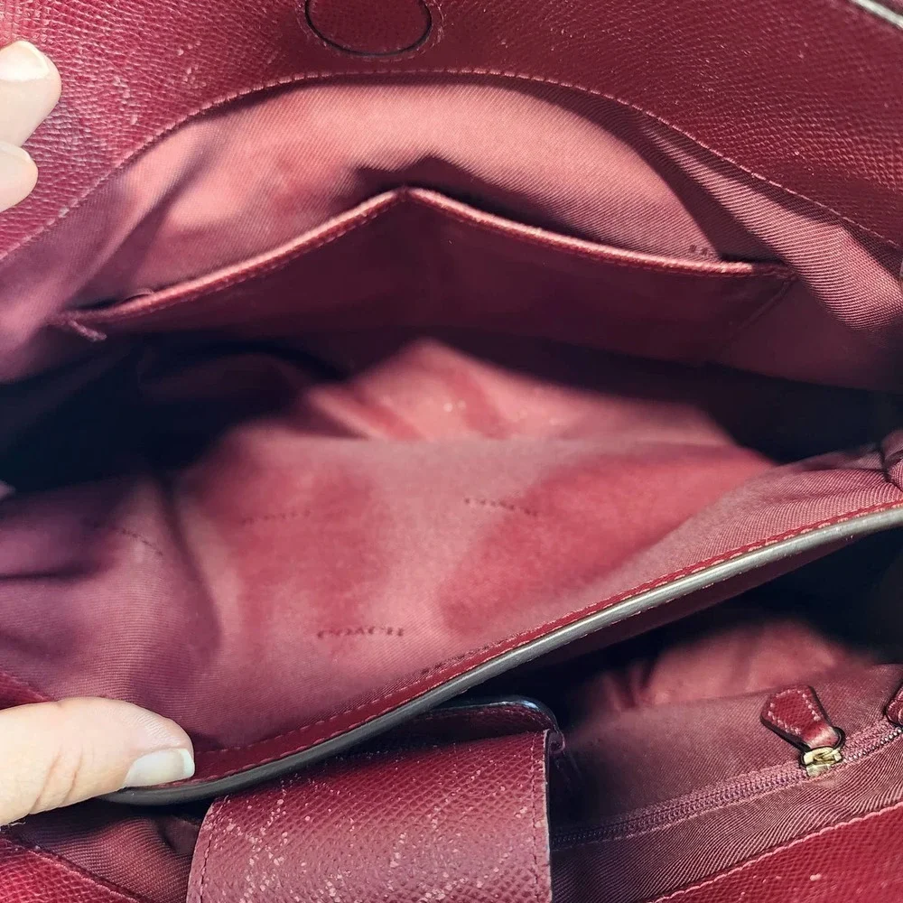 Coach Bordeaux Red Stanton Carryall